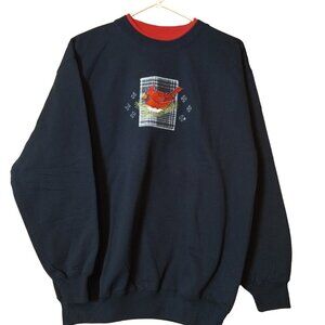 MC Sportswear VINTAGE GRANDMA'S LOVE Gray Pullover Sweater 1X Plus